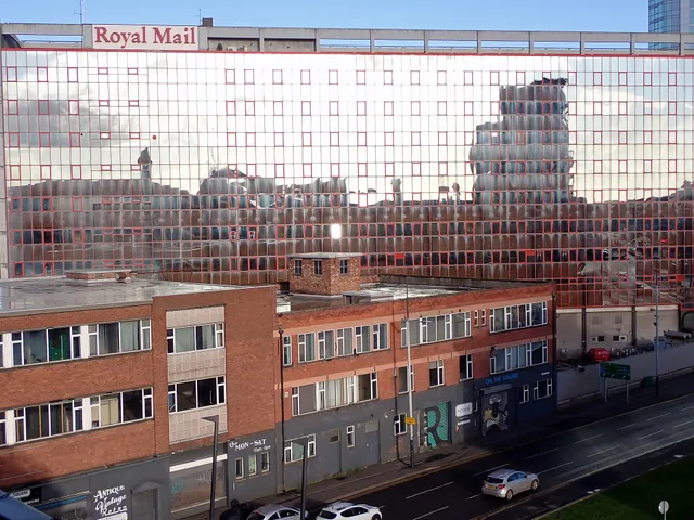The Royal Mail Building in Toomb Street is a very reflective building. Taken from a high apartment in Custom House Square (Air B&B that Rob and Ellen run) - We were cleaning/preparing it between guests yesterday. A German couple leaving and an Australian couple arriving a few hours later. Belfast ge. Three grant and tax credit steps for Belfast firms trading across the border