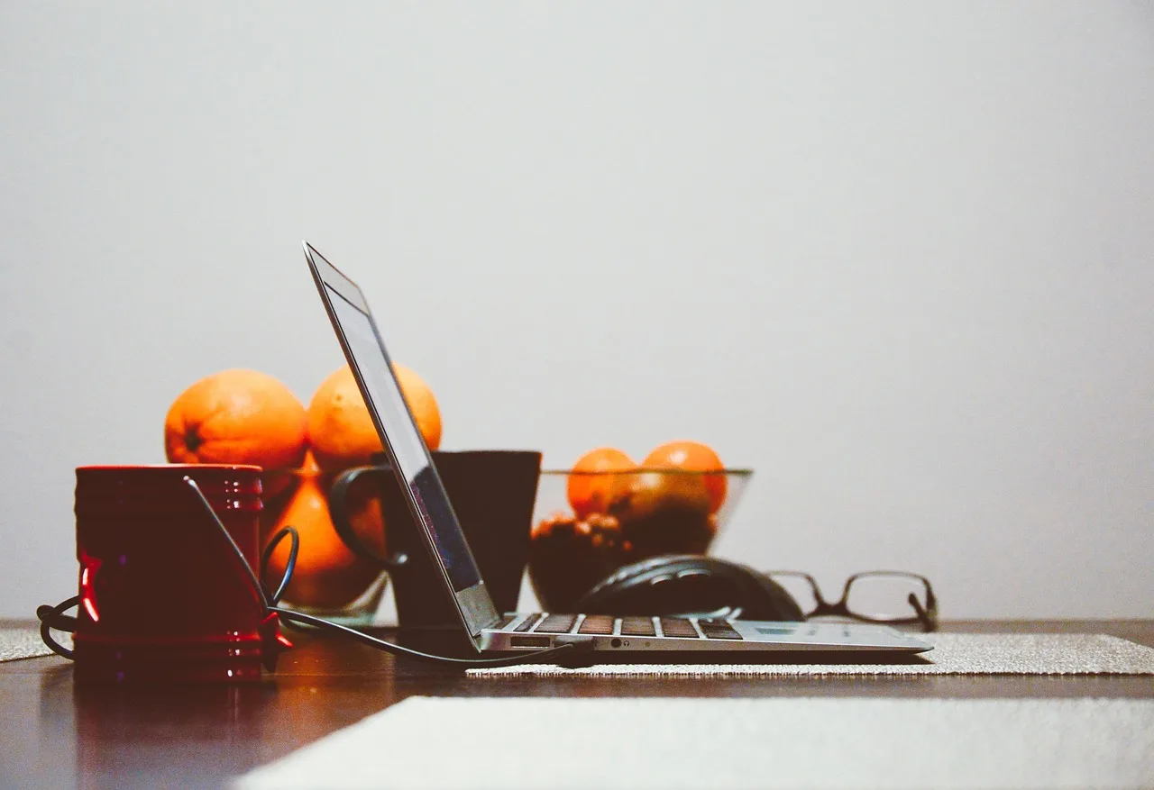 laptop, computer, technology, business, work, table, office, oranges, laptop, work, office, office, office, office, office