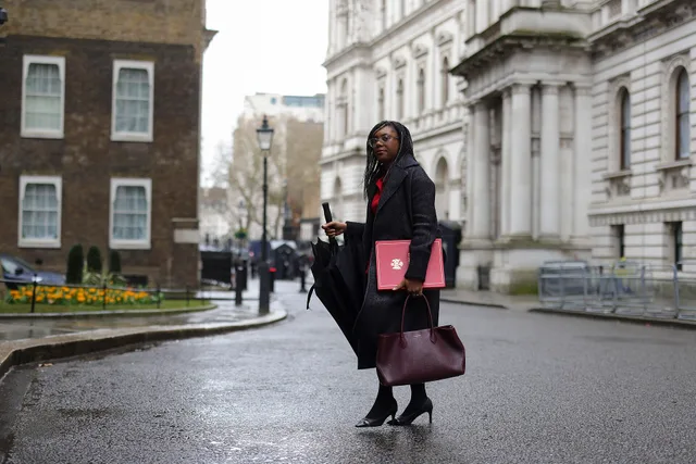 28/03/2023. London, United Kingdom. Kemi Badenoch, Secretary of State for Business, Energy and Industrial Strategy arrives for the weekly cabinet meeting in 10 Downing Street. Picture by Simon Dawson / No 10 Downing Street. Data protection for a grant application or funded project, from purpose to retention